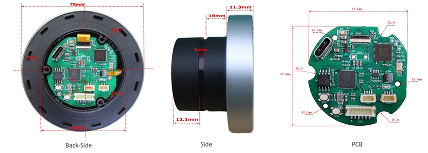 Mechanical Drawing - Bridgetek IDM2040-21R 2.1 Mechanical Drawing - Bridgetek IDM2040-21R 2.1